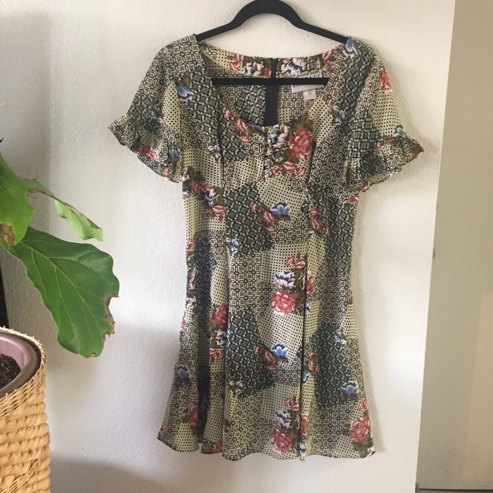 Vintage Rampage Patch Work Dress